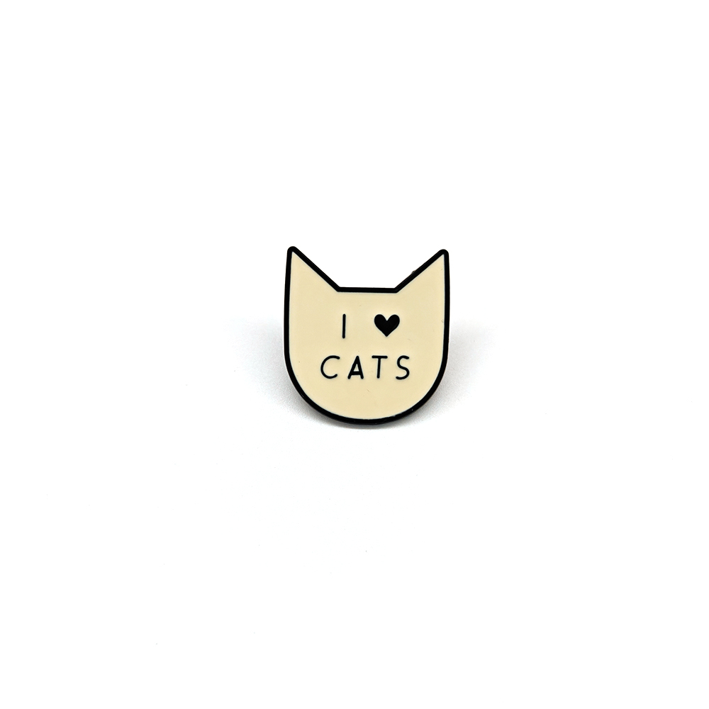 Women Accessories Picture - Cute Cartoon I Love Cat Brooch
