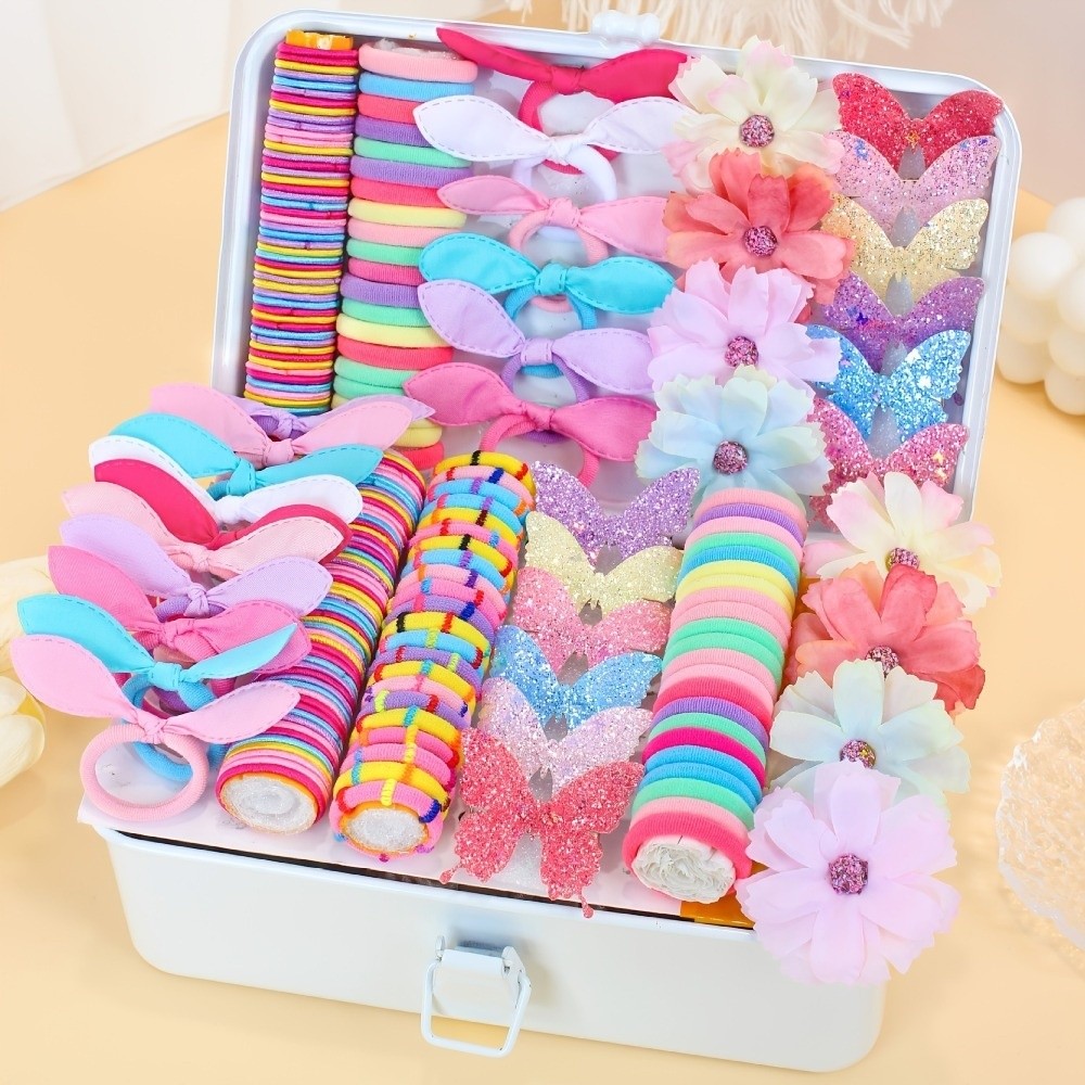 Women Accessories Picture - New Elastic Girls Hair Accessories Set