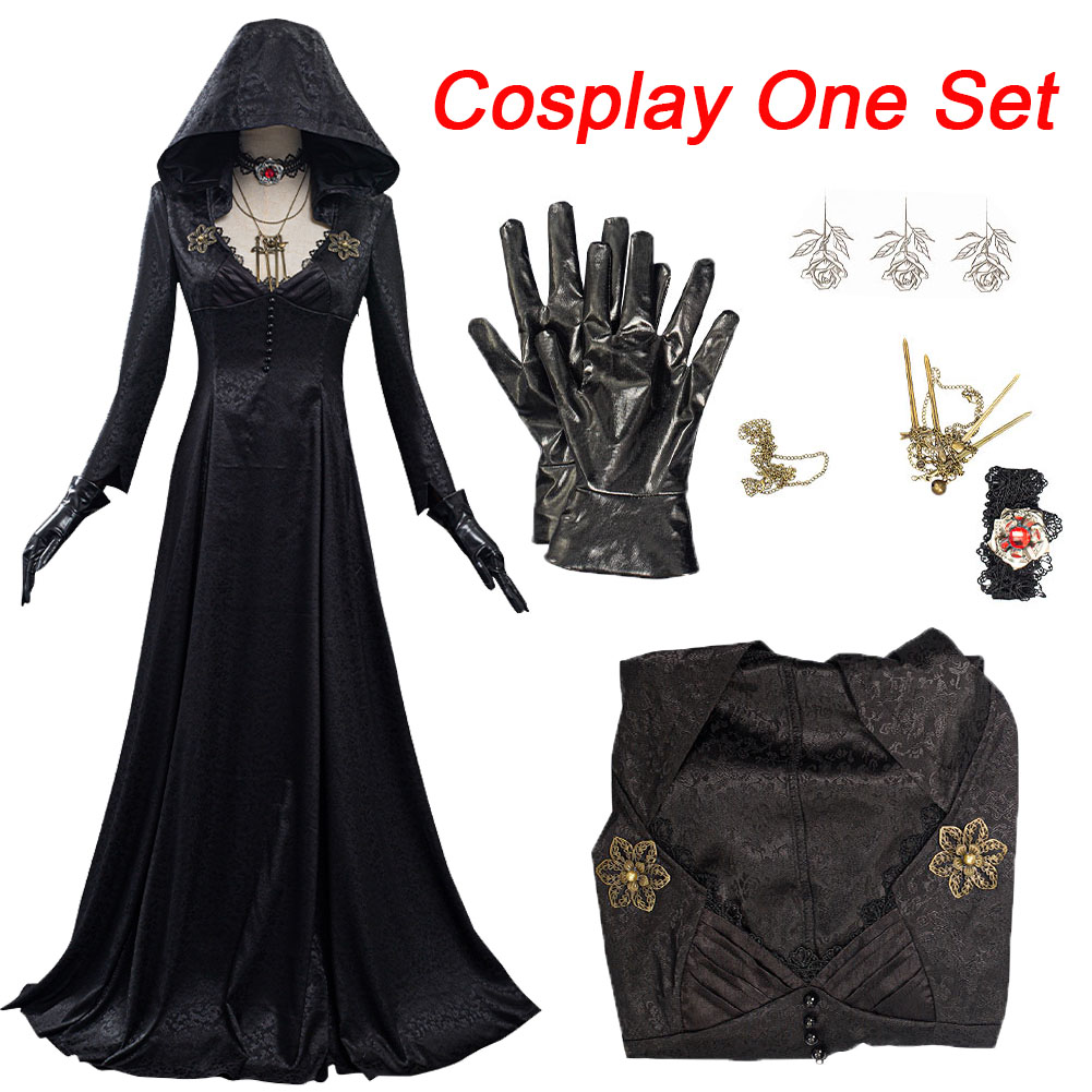 Women'S Vampire Accessories - Bela Lady Moth Village Dimitrescu Cosplay