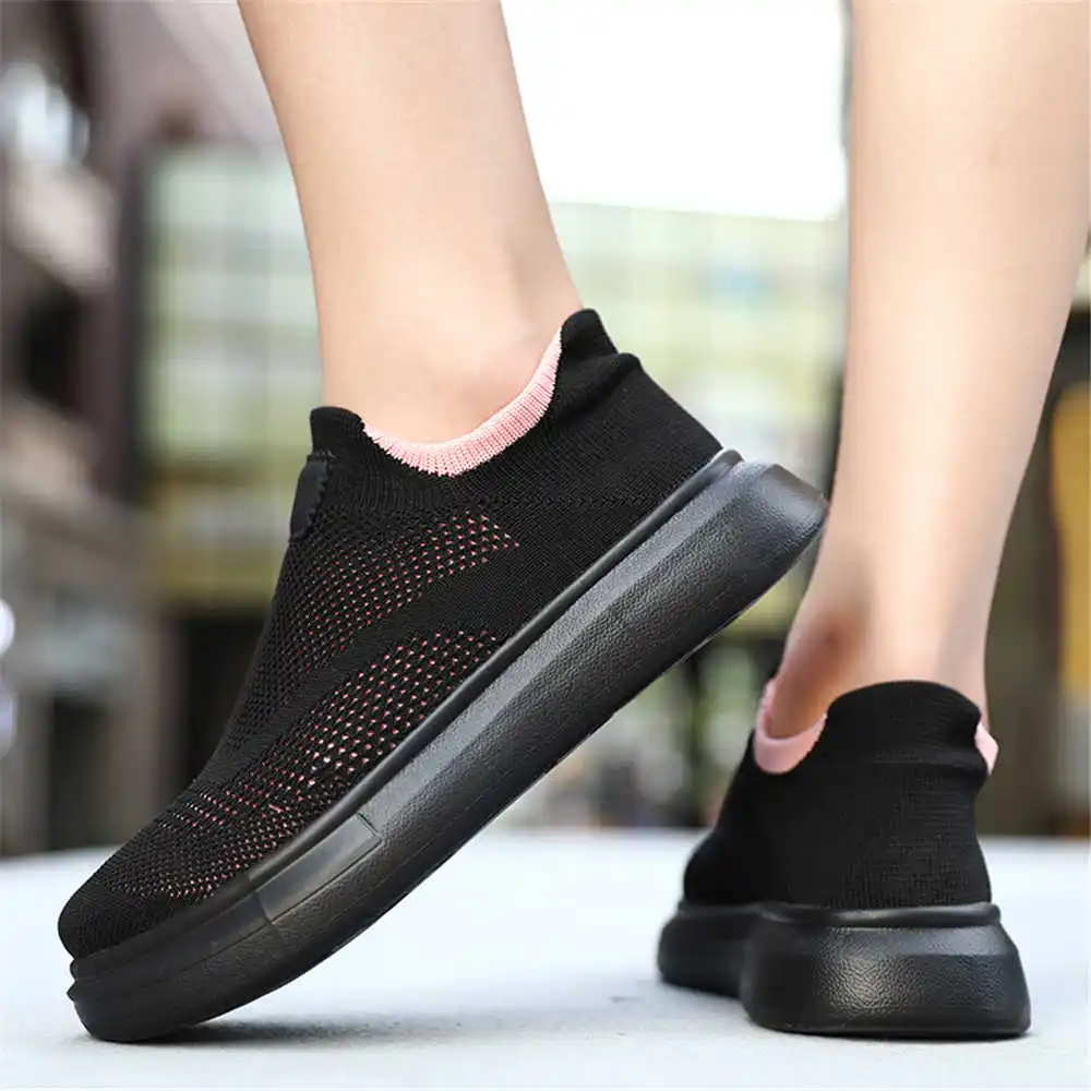 Women Accessories Business Name Ideas - Platform Stockings Brown Shoes For Woman
