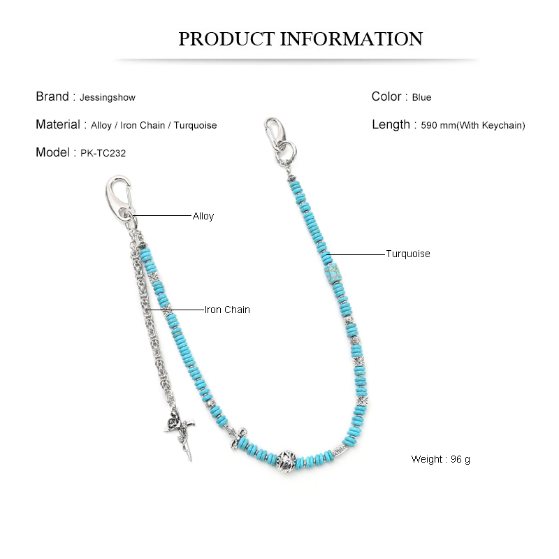 Boho Punk Jean Chain Handmade  - огляд і ціна Women Accessories Pk