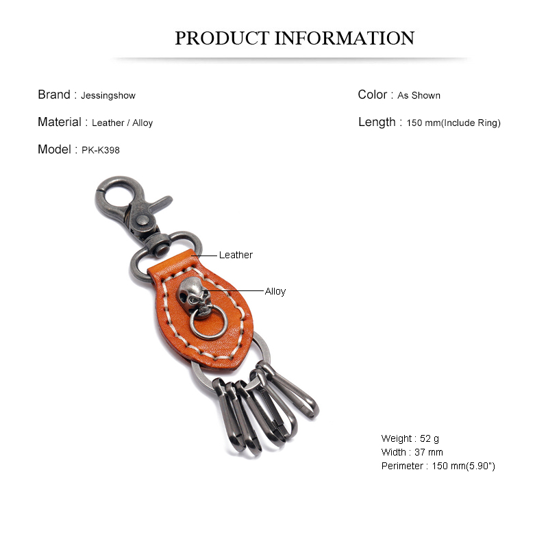 Jessingshow Leather KeyChain H - огляд і ціна Women Accessories Pk