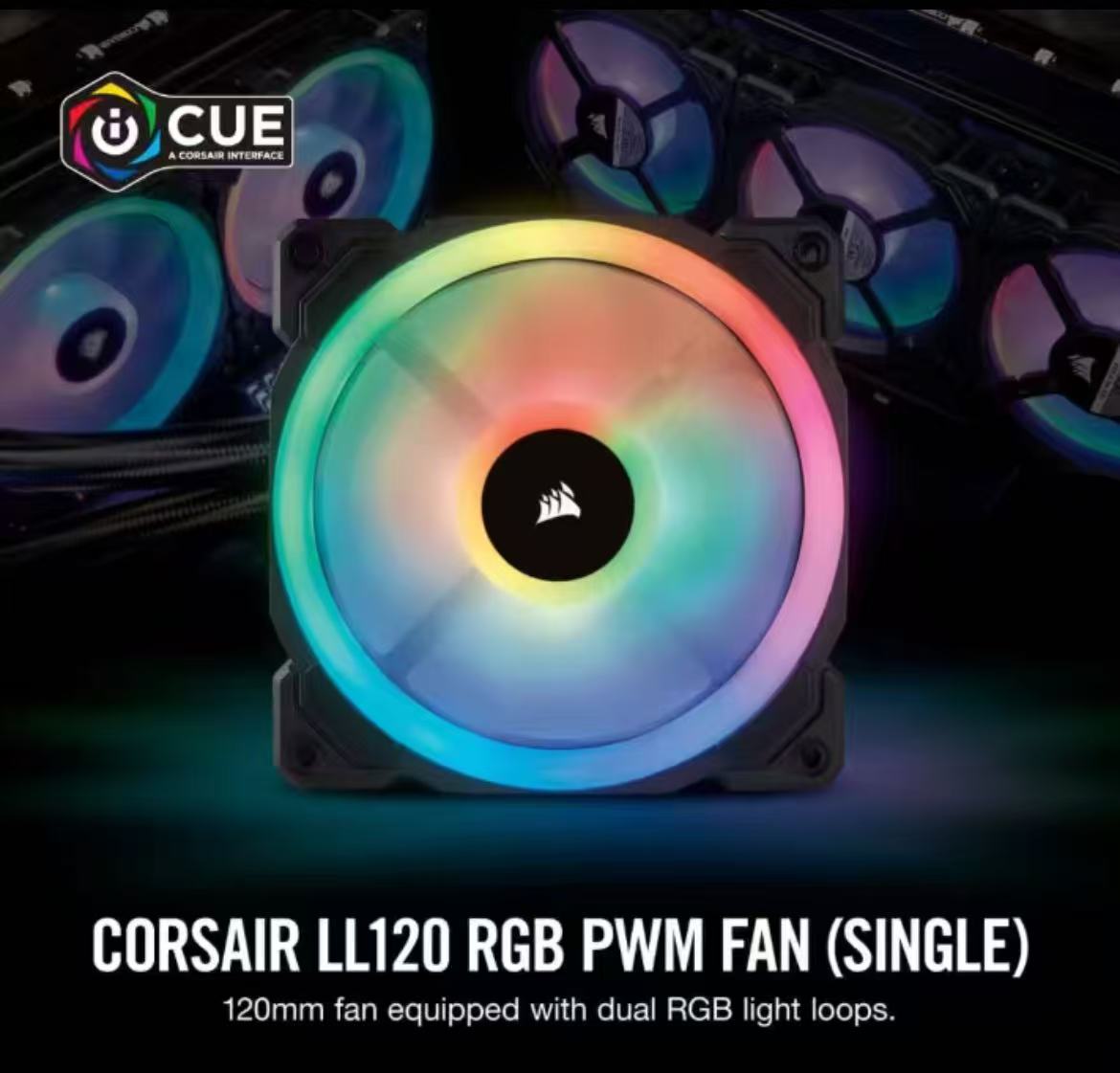CORSAIR LL120 RGB 120mm Dual L - огляд і ціна Ring Set Adjustable