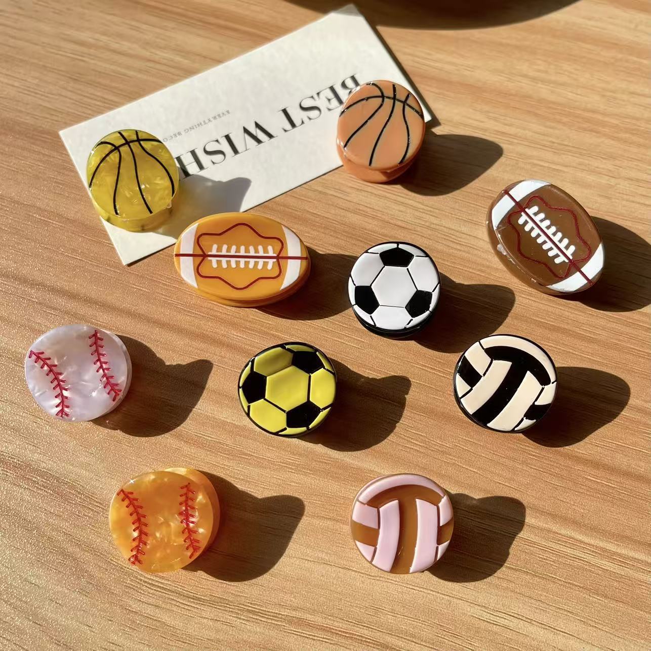 Cute Sport Ball Hair Clips for - огляд і ціна Women'S Volleyball Accessories