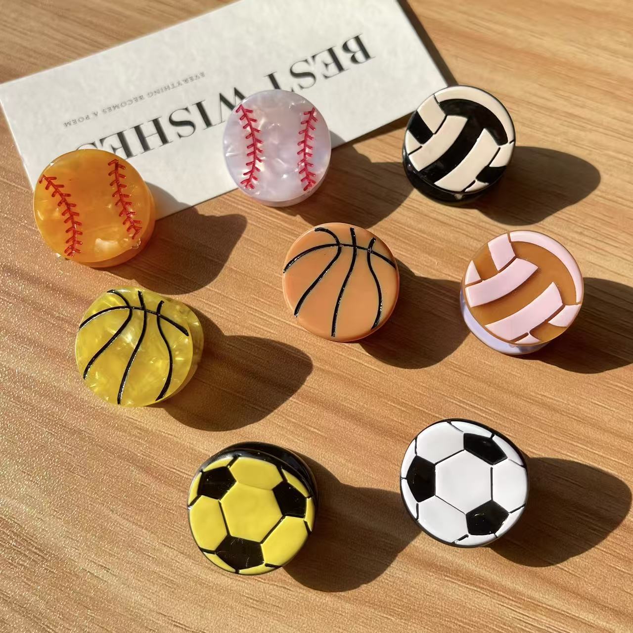 Cute Sport Ball Hair Clips for - огляд і ціна Women'S Volleyball Accessories