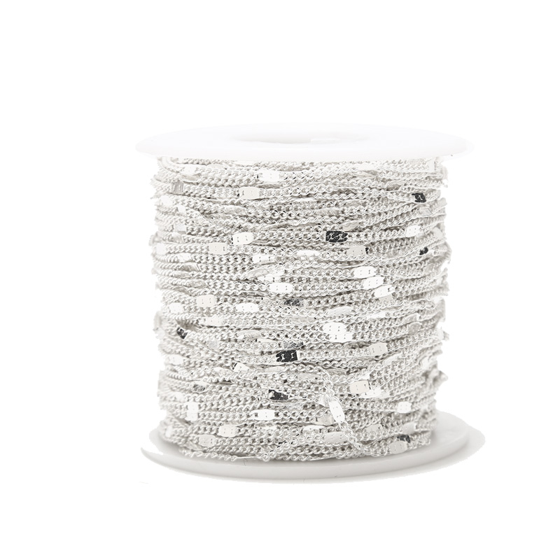 2 Meters Stainless Steel Silve - огляд і ціна Beaded Anklet Chain