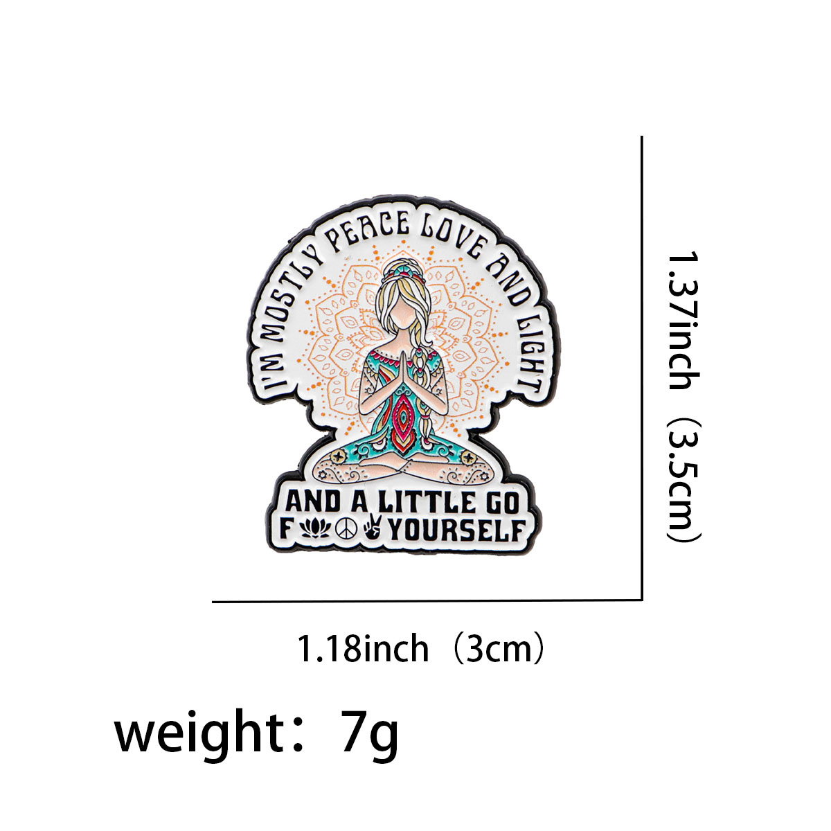 Funny Yoga Enamel Pins Humorou - огляд і ціна Women Accessories Quotes