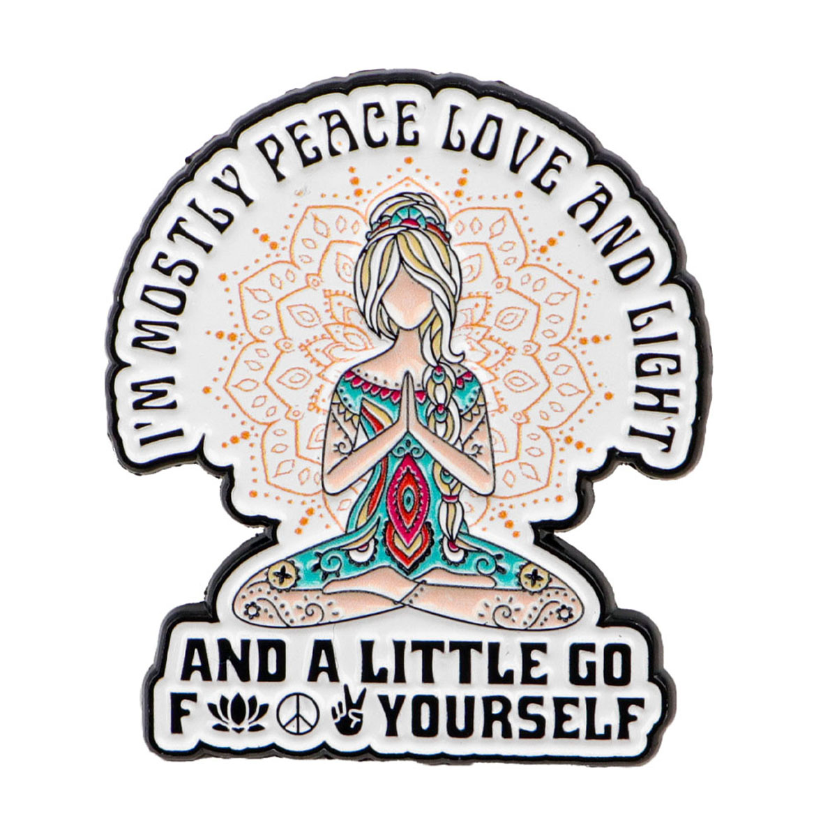 Funny Yoga Enamel Pins Humorou - огляд і ціна Women Accessories Quotes