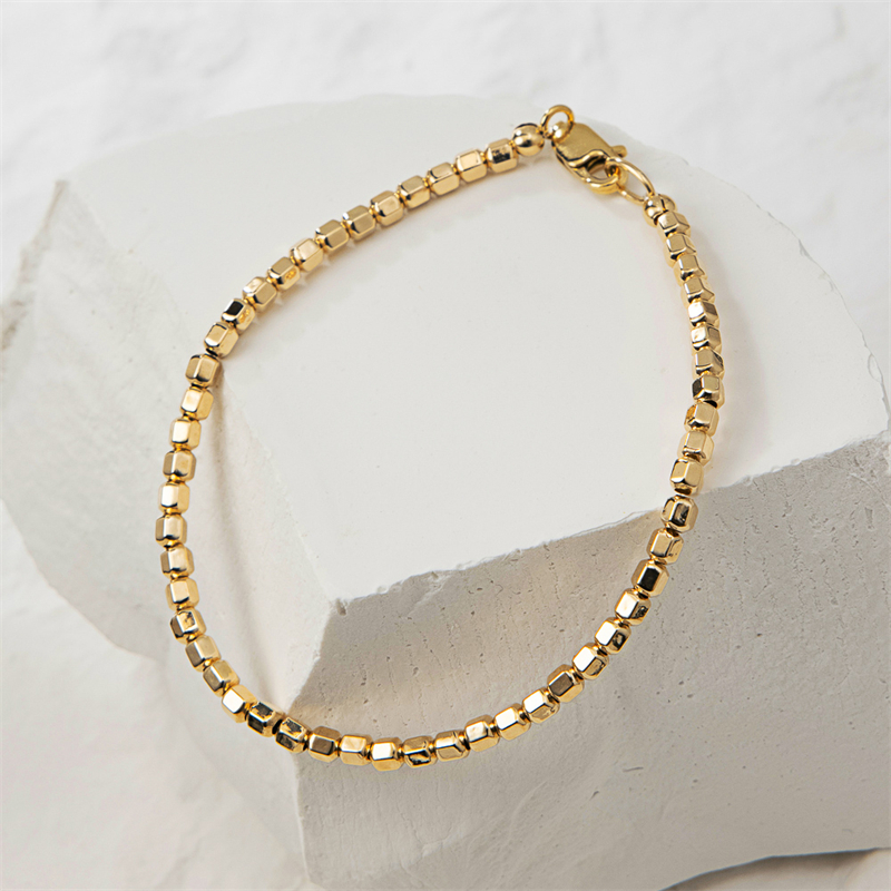 14K Gold Filled Bead Bracelet  - огляд і ціна Beaded Anklet Chain