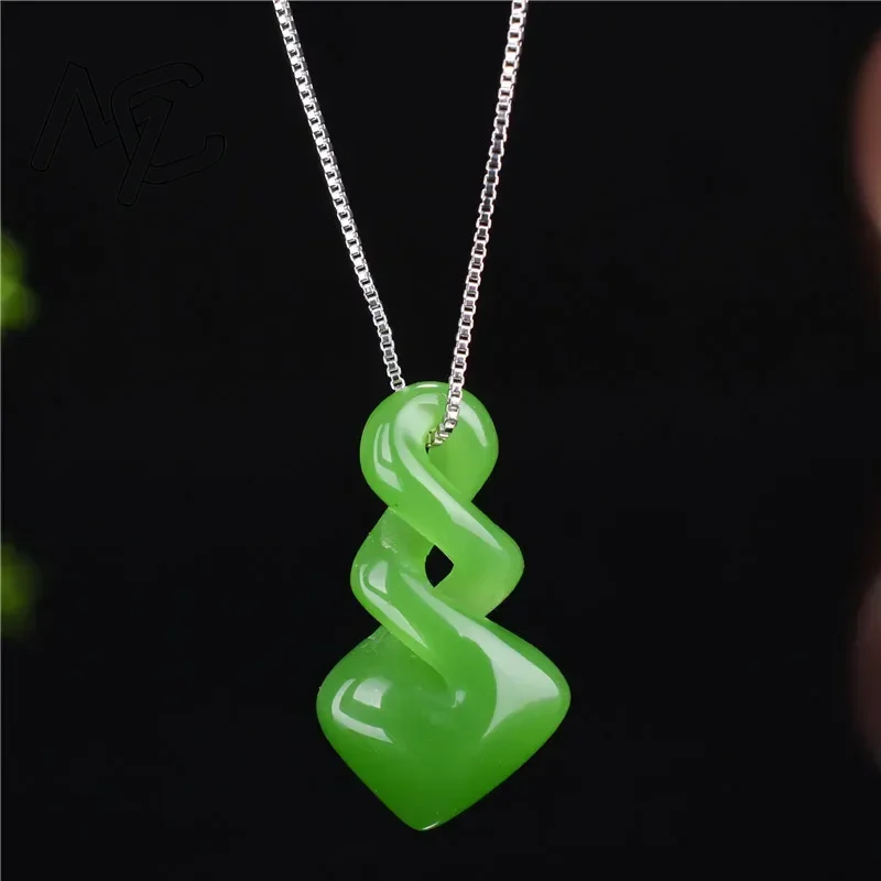 Natural Hetian Jade Green Colo - огляд і ціна Women Accessories Dropshipping