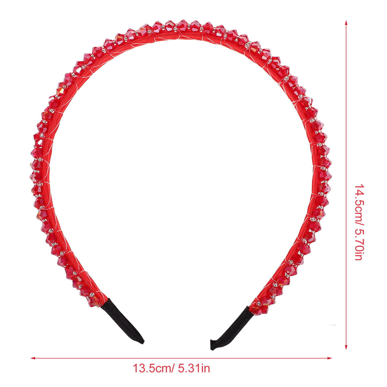Crystal Headband Red for Women - огляд і ціна Women'S Formal Accessories