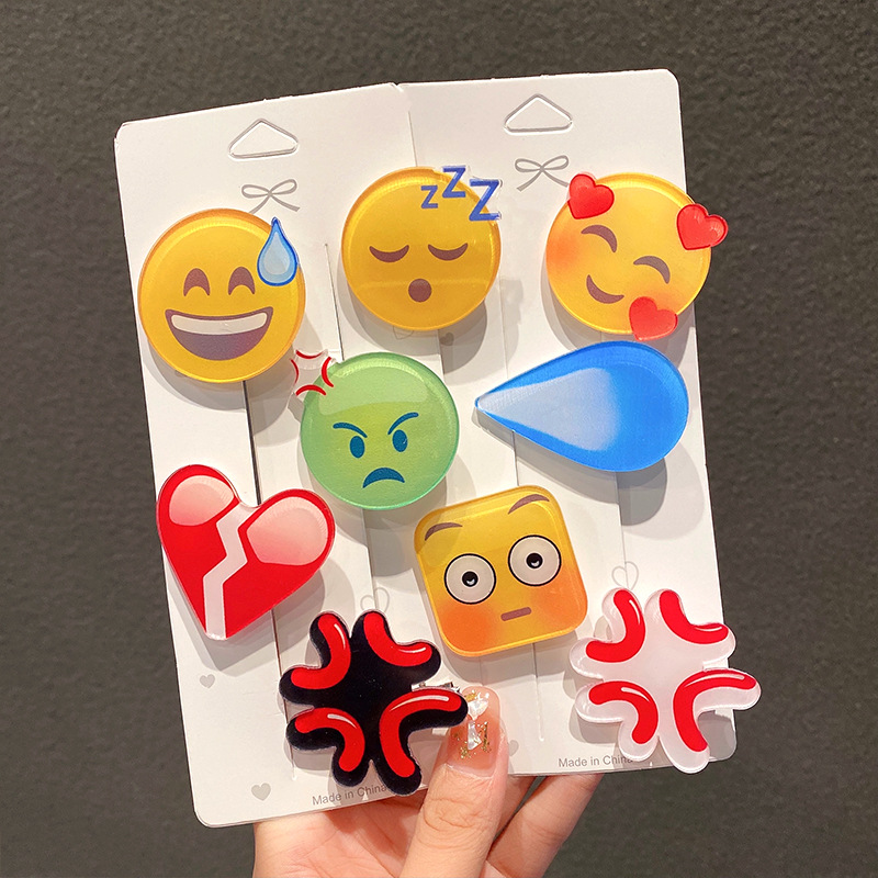 Fashion Emojied Hairpin Speech - огляд і ціна Women Accessories Dropshipping
