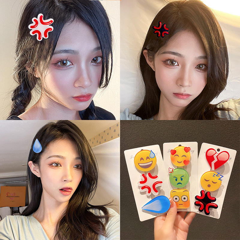 Fashion Emojied Hairpin Speech - огляд і ціна Women Accessories Dropshipping