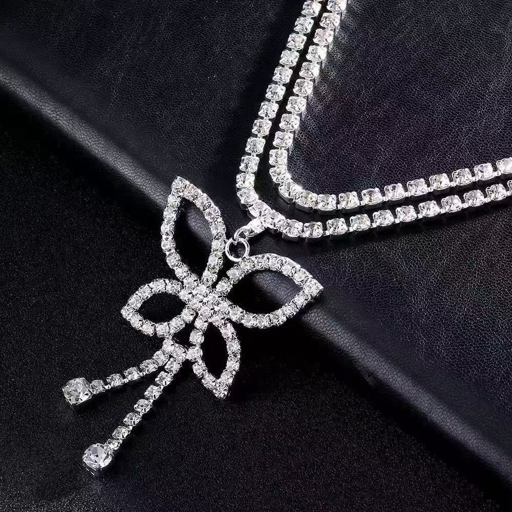 Luxury Rhinestone Double Chain - огляд і ціна Women Accessories Dropshipping