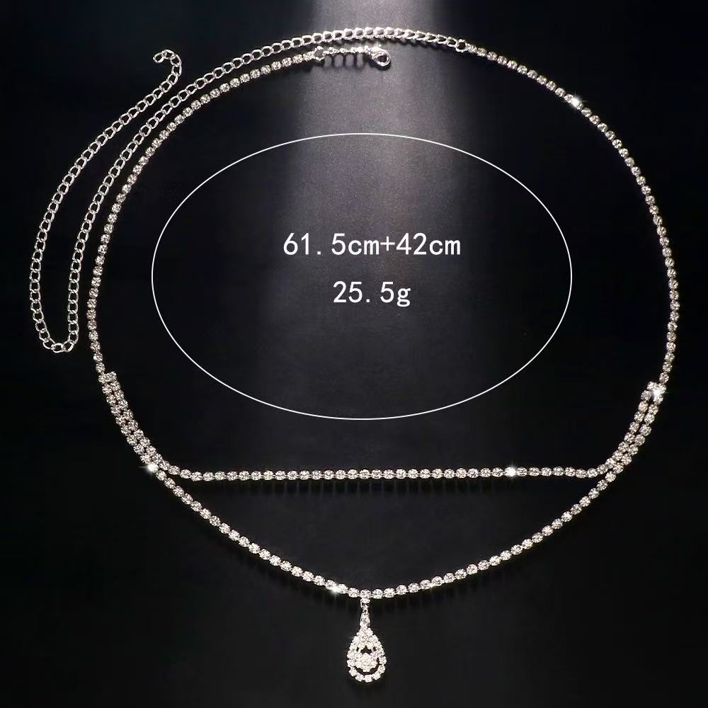 Luxury Rhinestone Double Chain - огляд і ціна Women Accessories Dropshipping