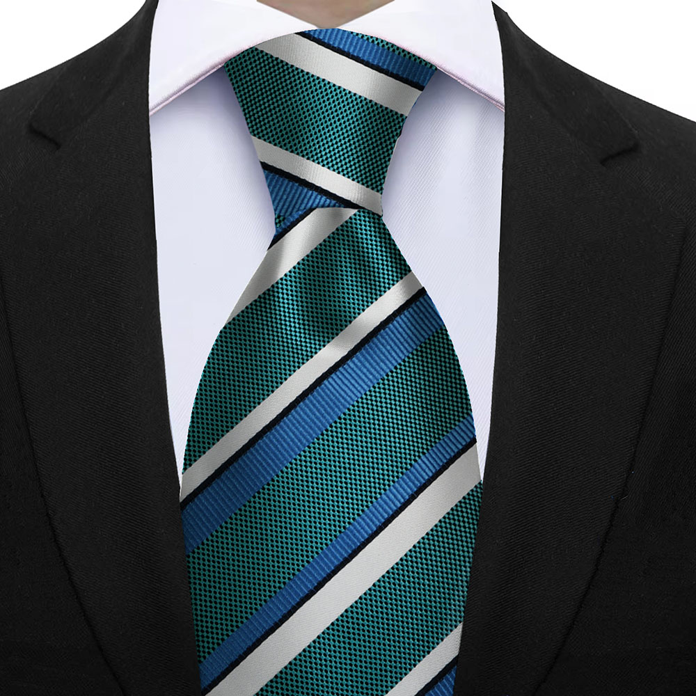 Luxury 7CM Striped Mens Neckti - огляд і ціна Women'S Formal Accessories