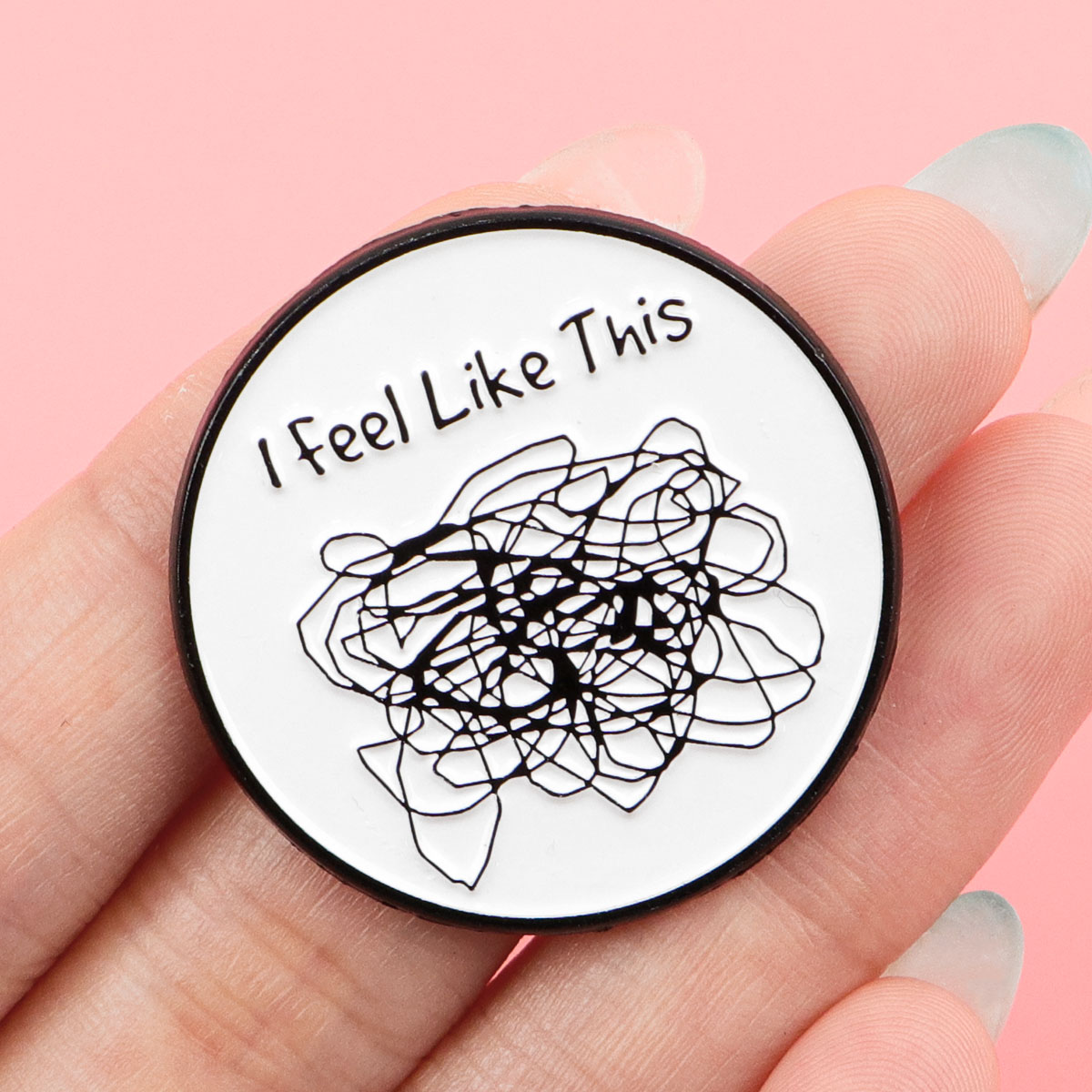I FEEL LIKE THIS Enamel Pin Ro - огляд і ціна Women Accessories Picture
