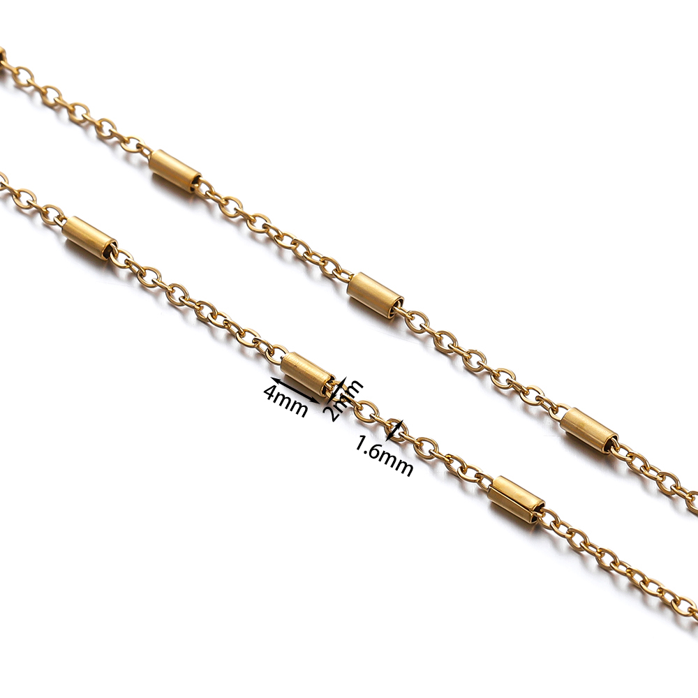 2Meters Stainless Steel Chain  - огляд і ціна Beaded Anklet Chain