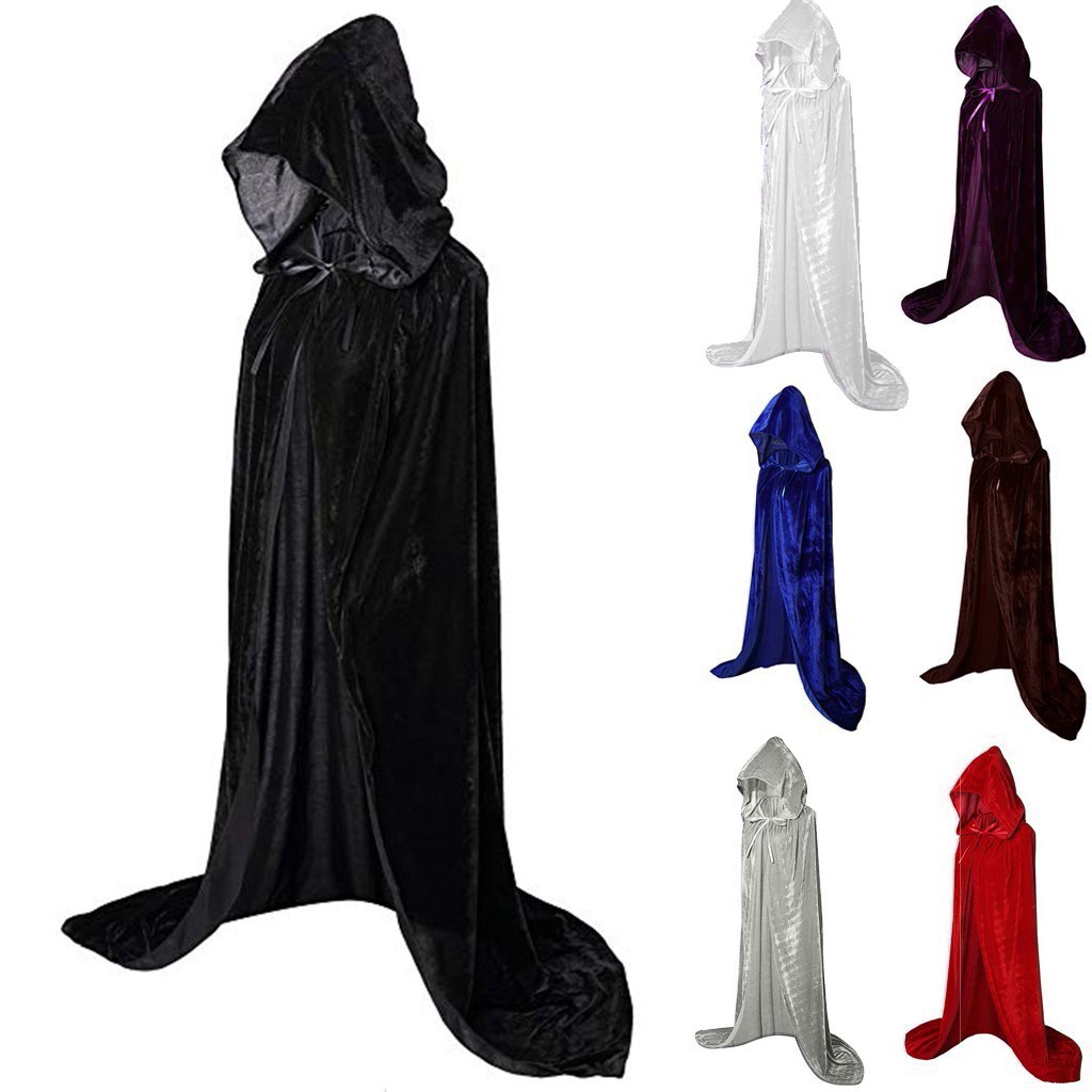 Halloween Cloaks Gothic Hooded - огляд і ціна Women'S Vampire Accessories