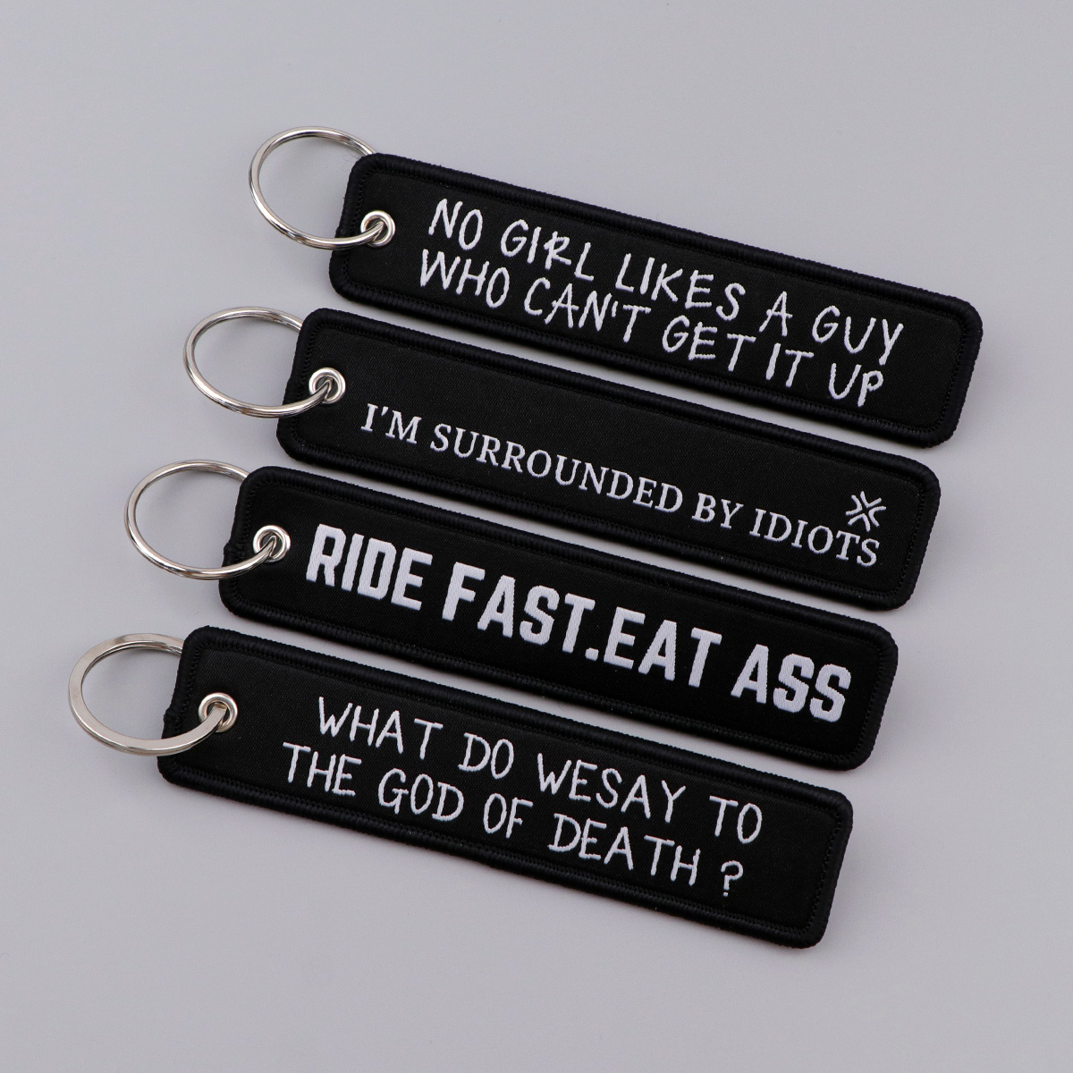 Warning Quotes Embroidery Key  - огляд і ціна Women Accessories Quotes