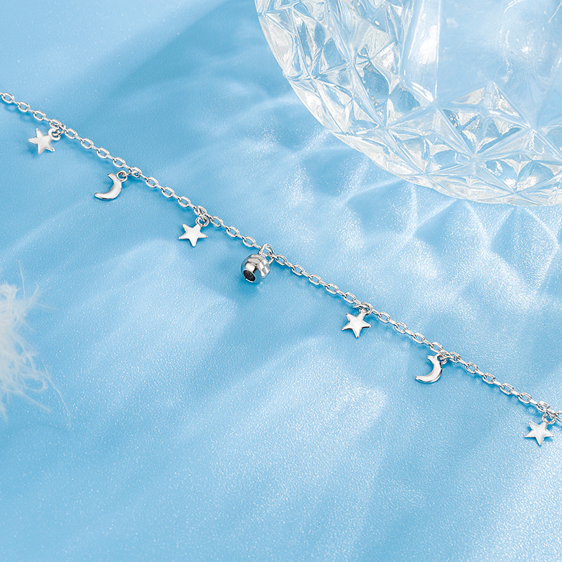Romantic Moon Star Bead Feet C - огляд і ціна Beaded Anklet Chain