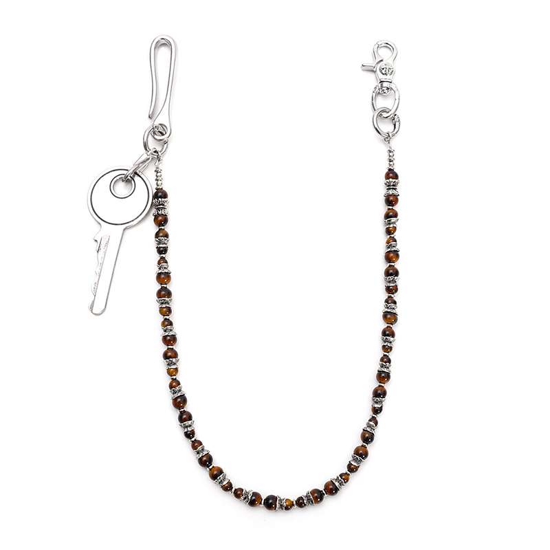 Hip Hop Punk Tiger Eye Beaded  - огляд і ціна Women Accessories Pk