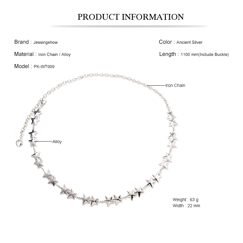 New Alloy Five-Point Star Wais - огляд і ціна Women Accessories Pk