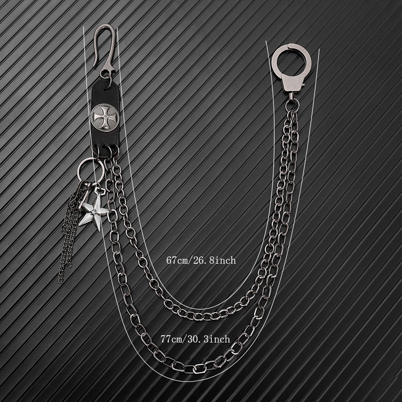 Punk Steet Cowhide Keychains C - огляд і ціна Women Accessories Pk