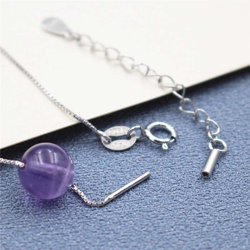 Real Solid 925 Sterling Silver - огляд і ціна Beaded Anklet Chain