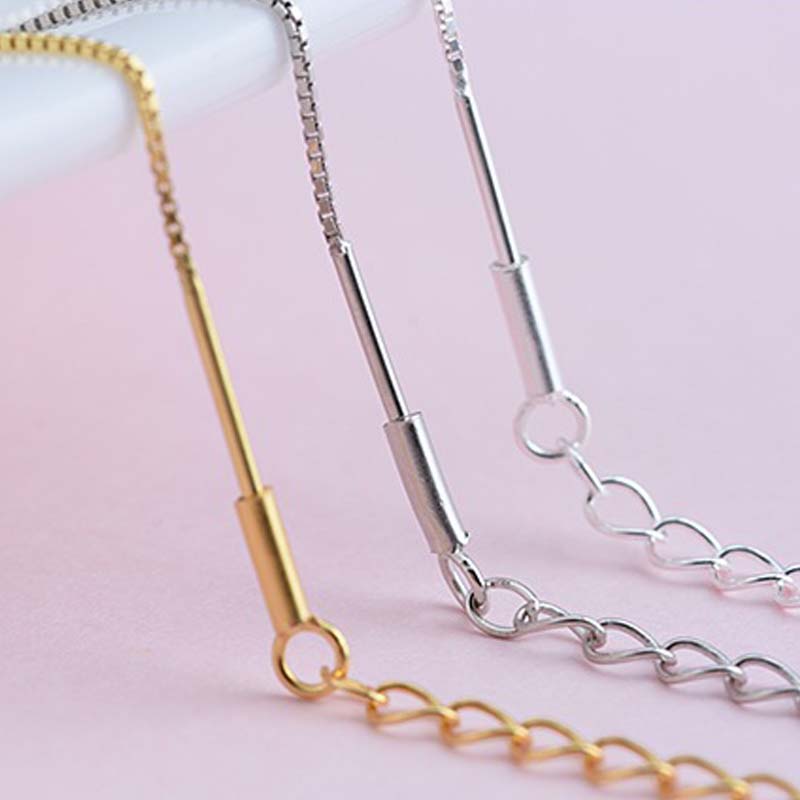 Real Solid 925 Sterling Silver - огляд і ціна Beaded Anklet Chain