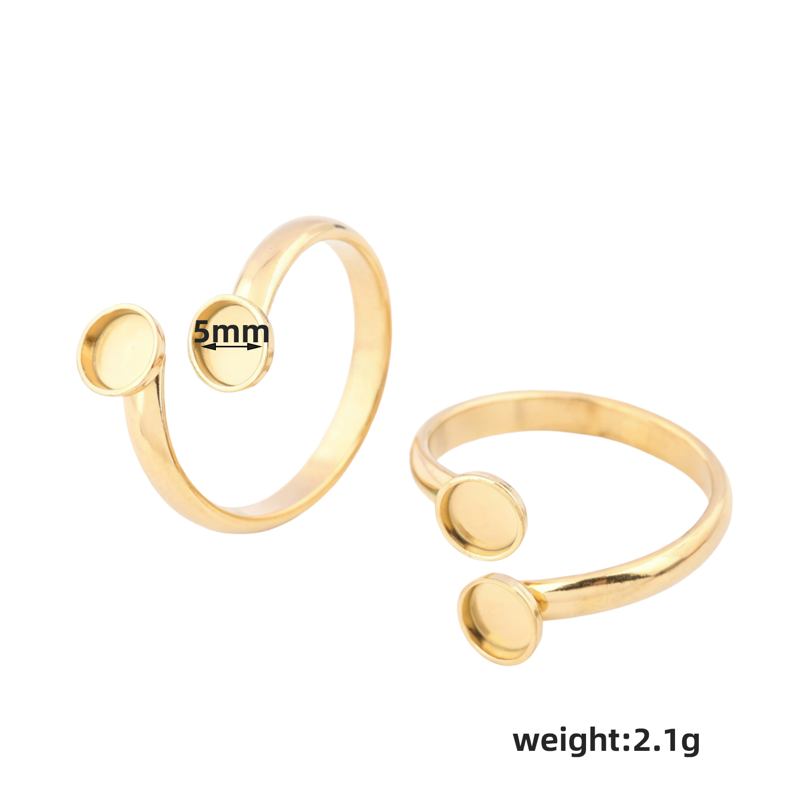 10pcs Stainless Steel Adjustab - огляд і ціна Ring Set Adjustable