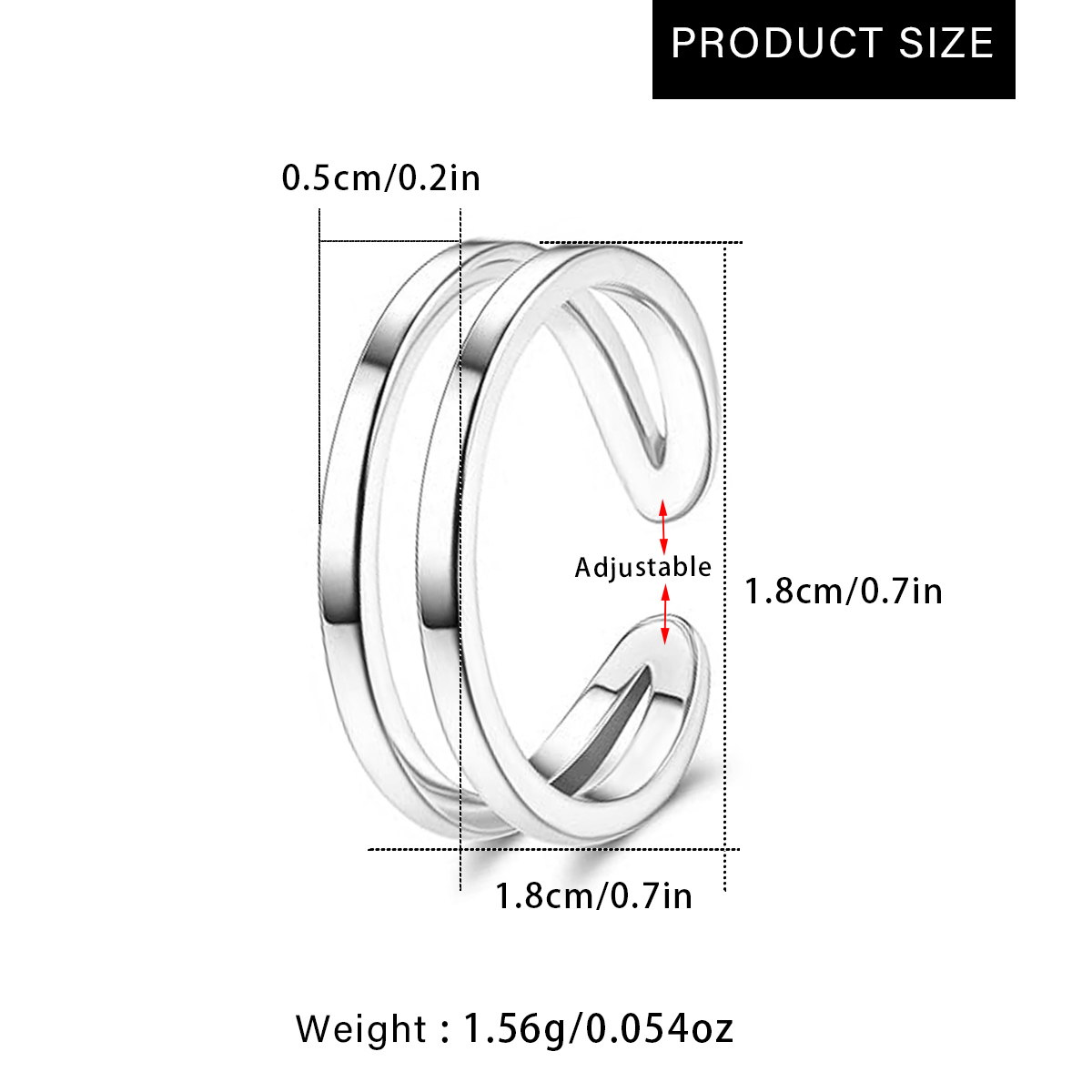 Adjustable Double Layer Toe Ri - огляд і ціна Ring Set Adjustable