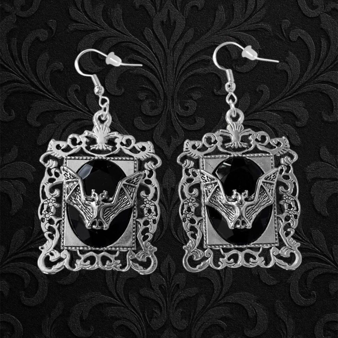 Vampire bat earrings,Gothic je - огляд і ціна Women'S Vampire Accessories