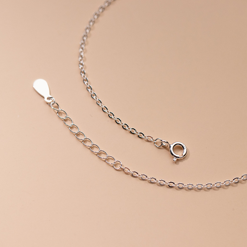Anklets Silver 925 Fashion Wom - огляд і ціна Beaded Anklet Chain