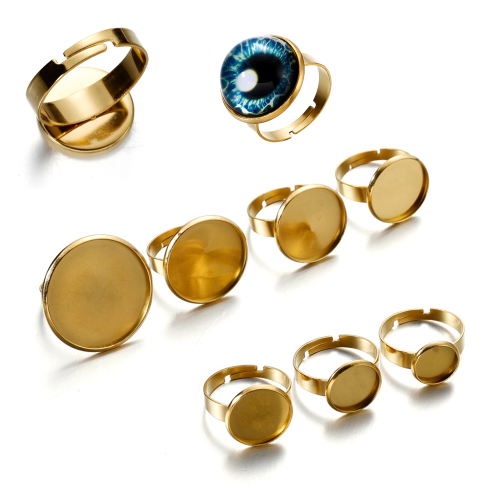 10pcs Stainless Steel Adjustab - огляд і ціна Ring Set Adjustable