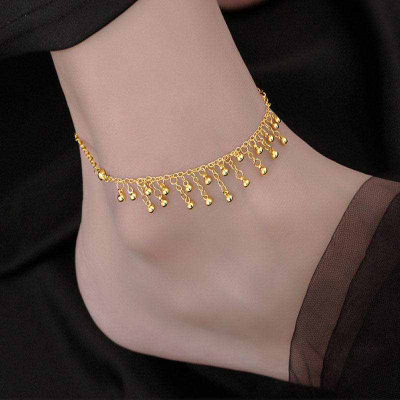925 Sterling Silver Round Bead - огляд і ціна Beaded Anklet Chain