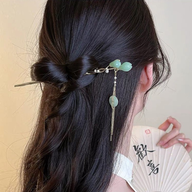 1pc Elegant Chinese Style Gree - огляд і ціна Women Accessories Shop Design