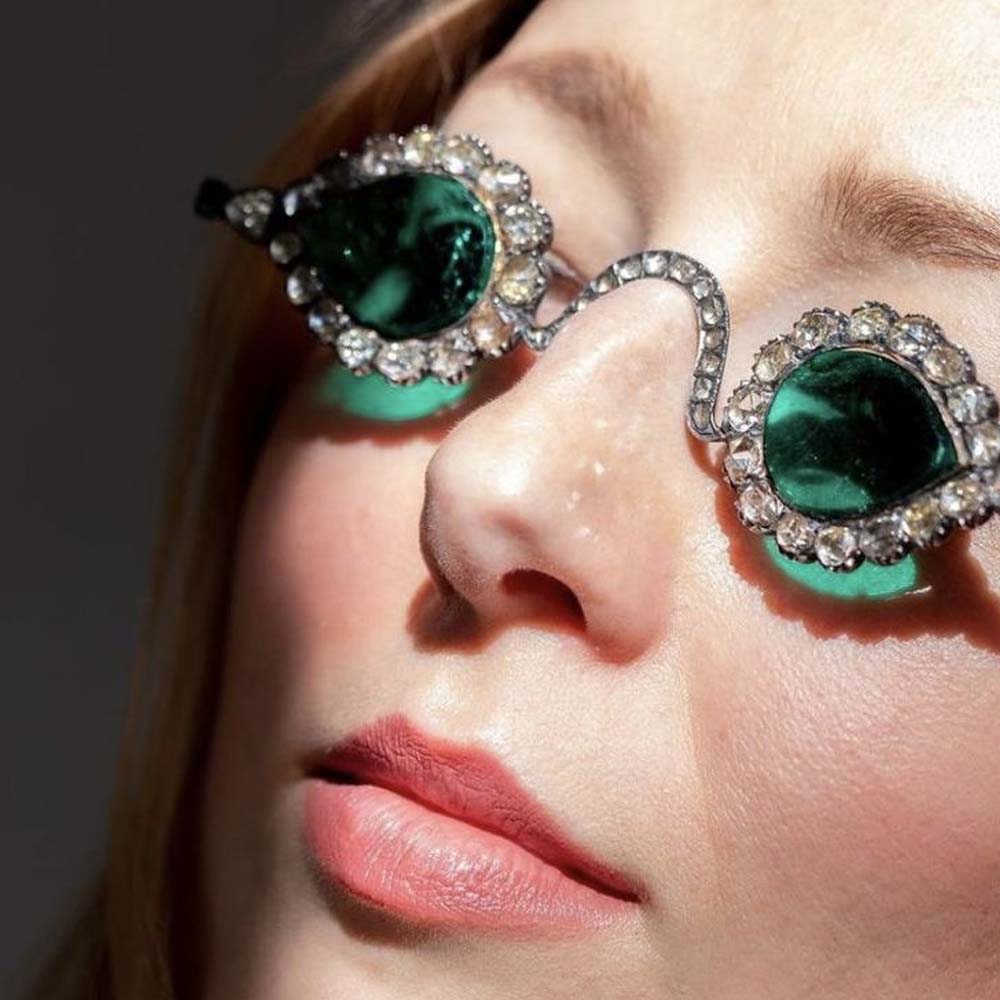Stonefans Green Water Drop Sun - огляд і ціна Women Accessories Dropshipping