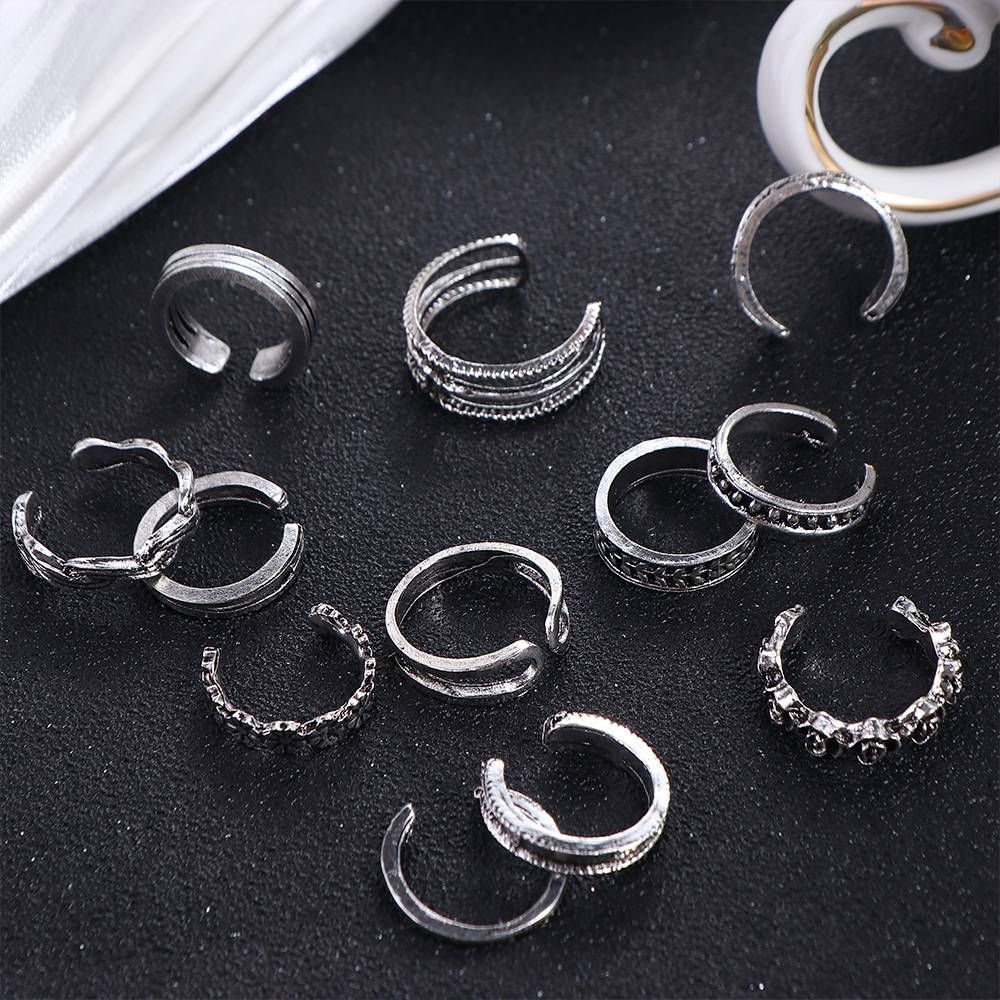 Heart Shape White Copper Open  - огляд і ціна Ring Set Adjustable