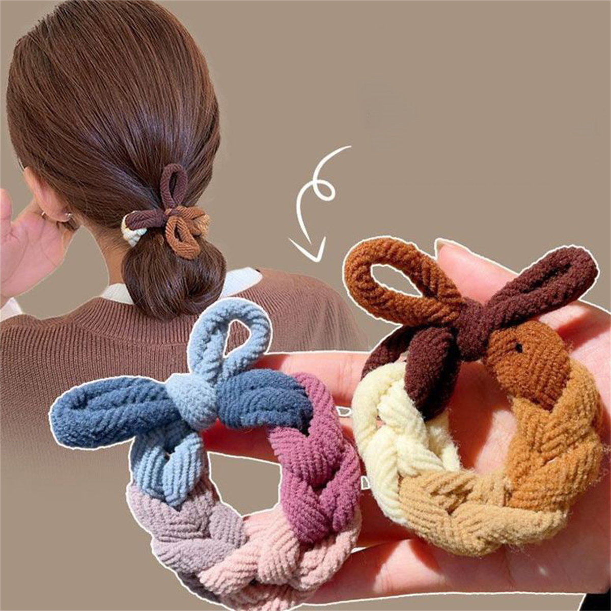 Colorful Hand-Woven Hair Rope  - огляд і ціна Women Accessories Shop Design